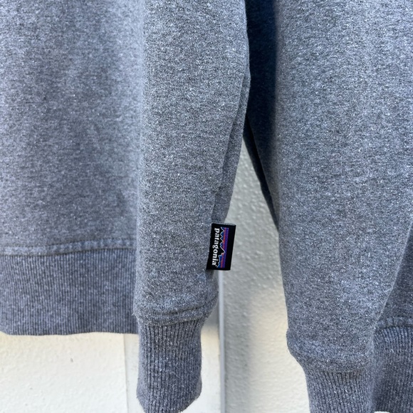 Men's Patagonia Small Flying Fish Uprisal Crew Sweatshirt (Large) Gray - Picture 3 of 5